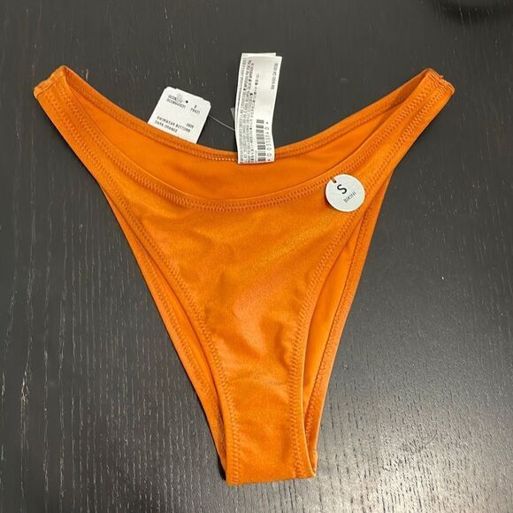 High thigh bikini bottom orange rust - Picture 1 of 5